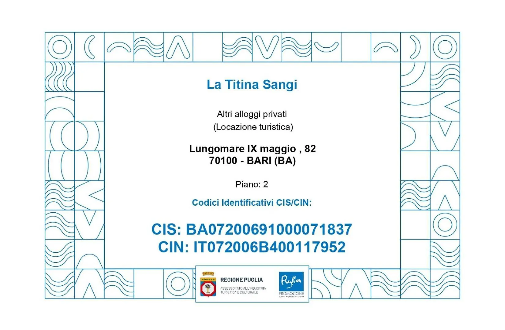 Nyaraló La Titina Sangi Villa Bari
